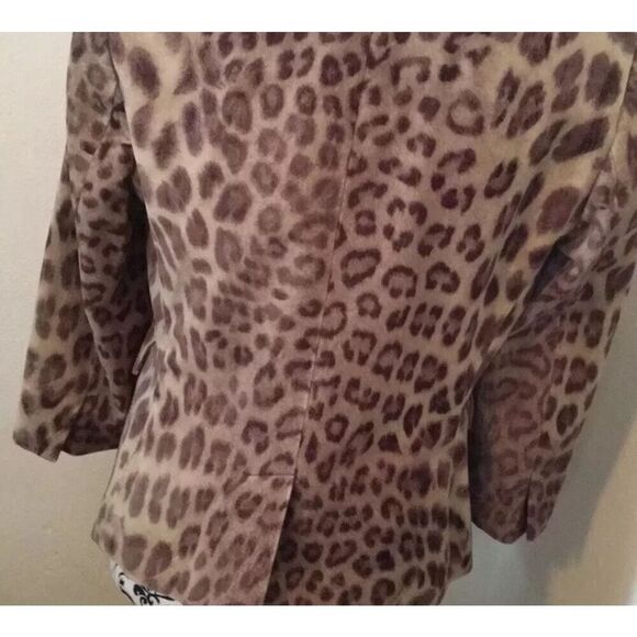NWOT Talbots Vintage Leopard Print Jacket Size 8 - Picture 3 of 8